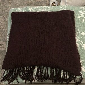 Aerie blanket scarf burgundy